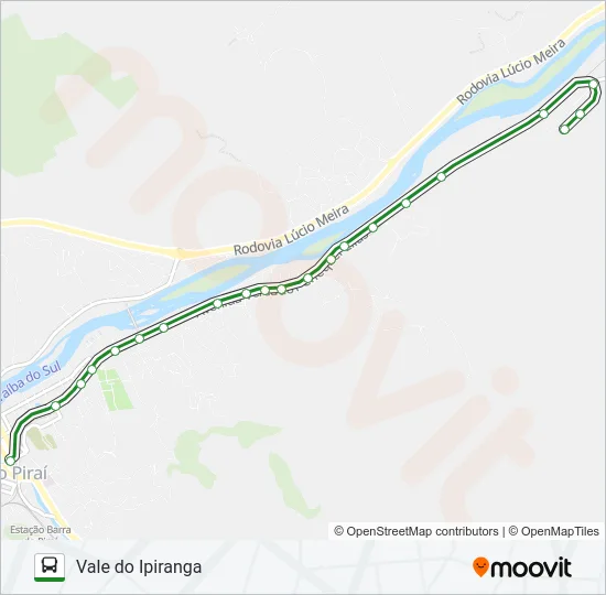 VALE DO IPIRANGA Bus Line Map