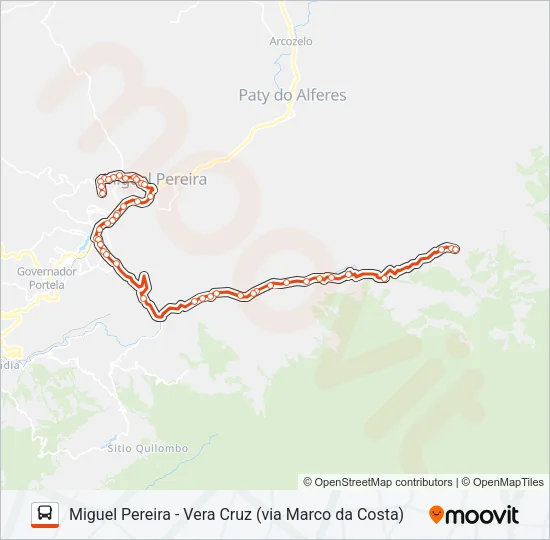 110 Bus Line Map