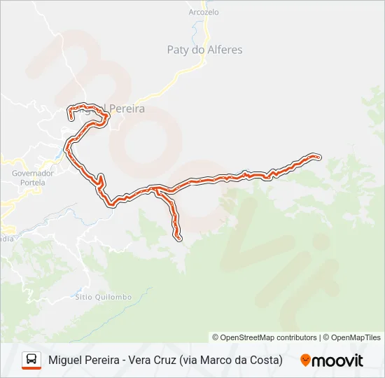 110 Bus Line Map