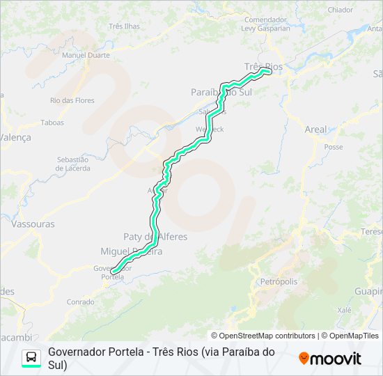 MP70 Bus Line Map