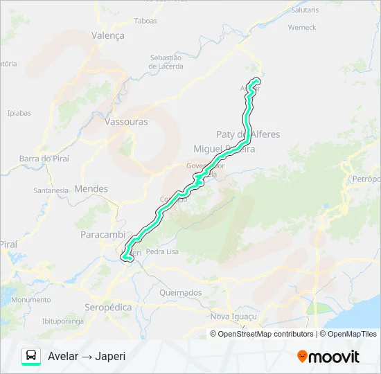 MP74 Bus Line Map