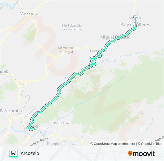 MP74 Bus Line Map