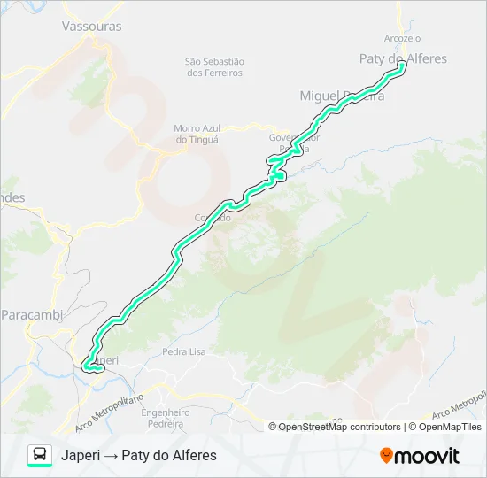 MP74 Bus Line Map