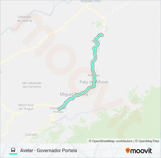 P412 Bus Line Map