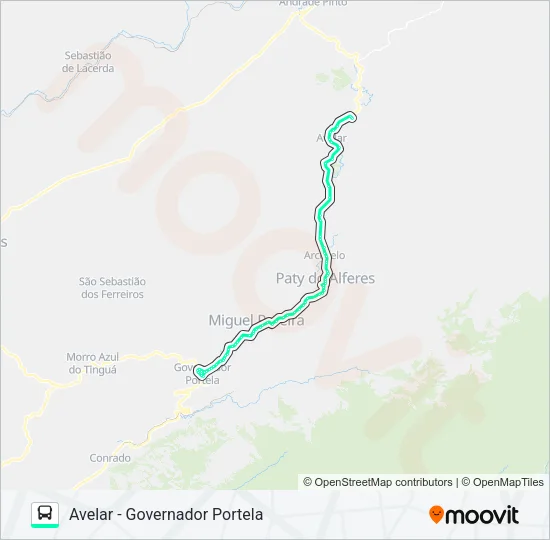 P412 Bus Line Map