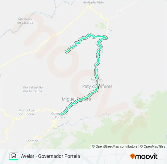 P412 Bus Line Map