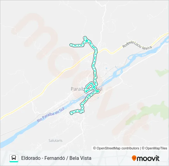 105 Bus Line Map