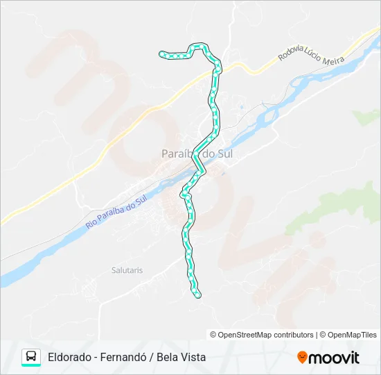 105 Bus Line Map