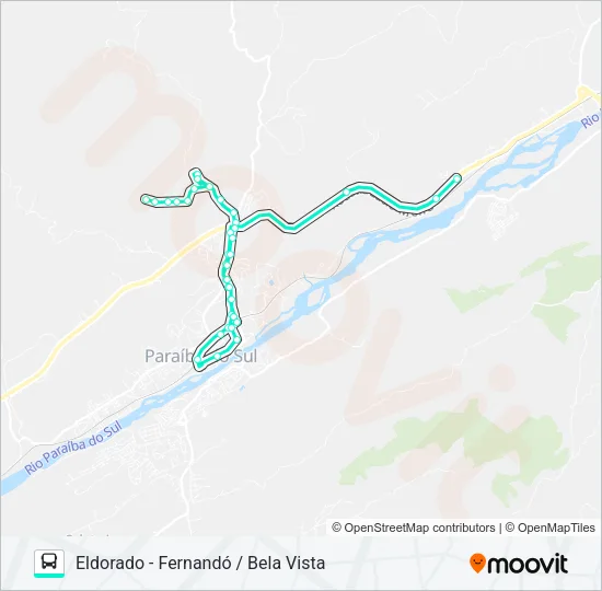 105 Bus Line Map
