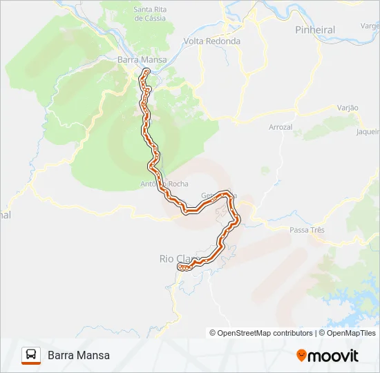 SP551 Bus Line Map