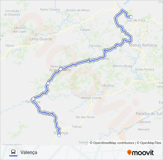 UTIL 2330021 Bus Line Map