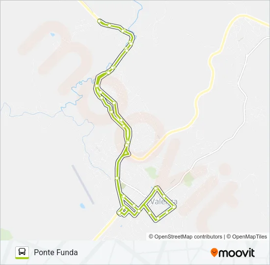 PONTE FUNDA Bus Line Map