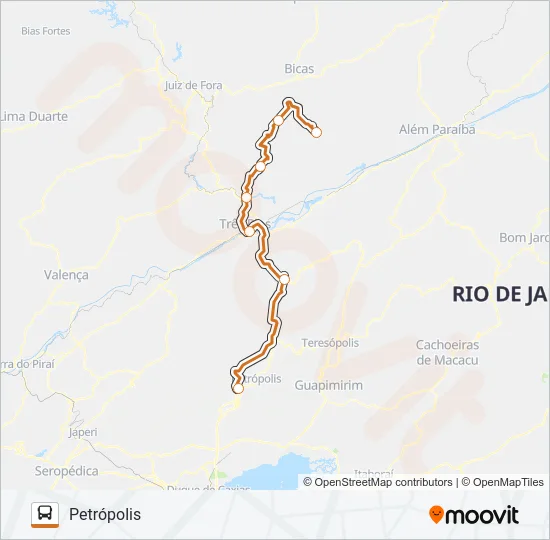 SERTANEJA 06-0090 Bus Line Map