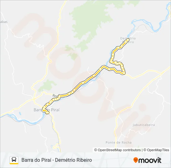 P418 Bus Line Map