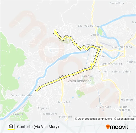415 Bus Line Map