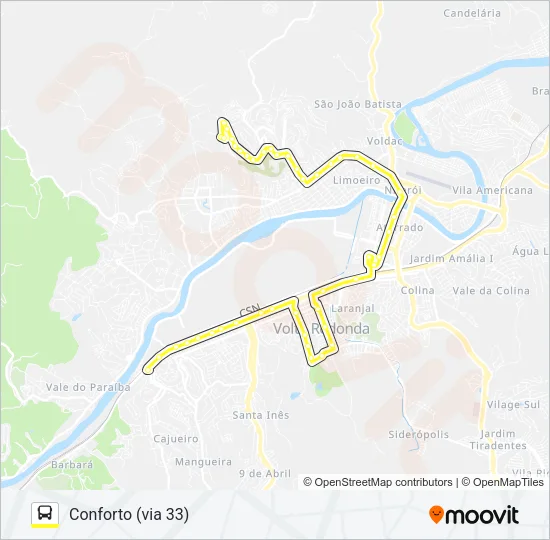 415 Bus Line Map