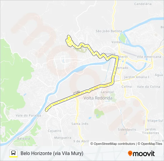 415 Bus Line Map