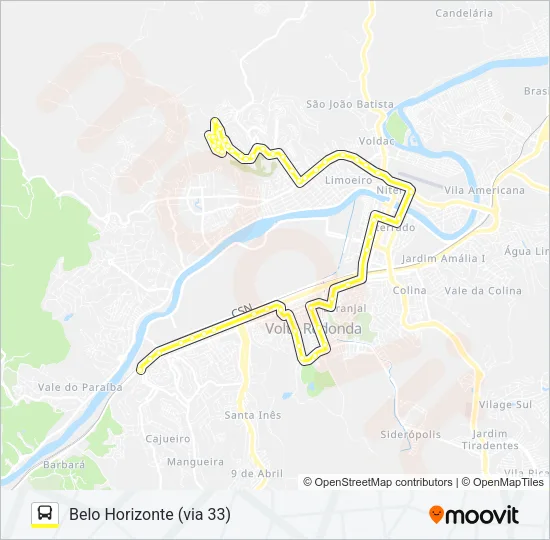 415 Bus Line Map