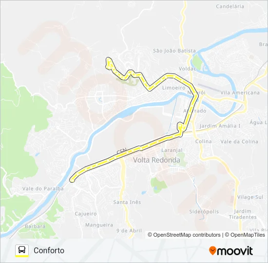 415 Bus Line Map