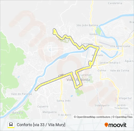 415 Bus Line Map