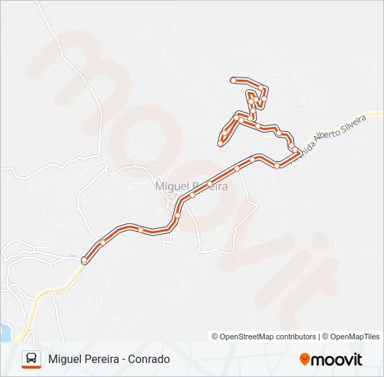 CONRADO Bus Line Map