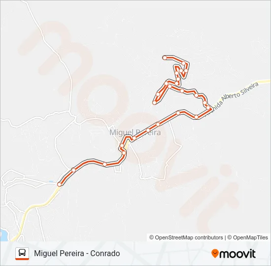 CONRADO Bus Line Map