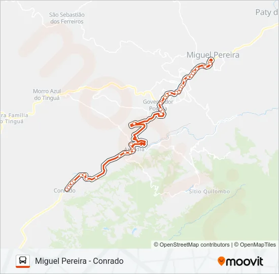 CONRADO Bus Line Map
