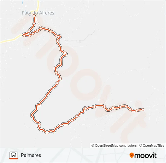 PALMARES Bus Line Map