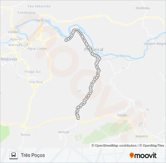 001 Bus Line Map