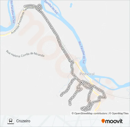 002 Bus Line Map