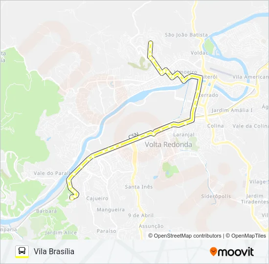 400 Bus Line Map
