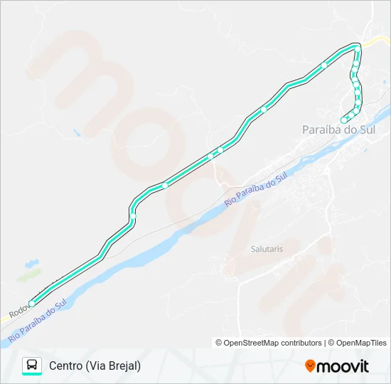 208 Bus Line Map