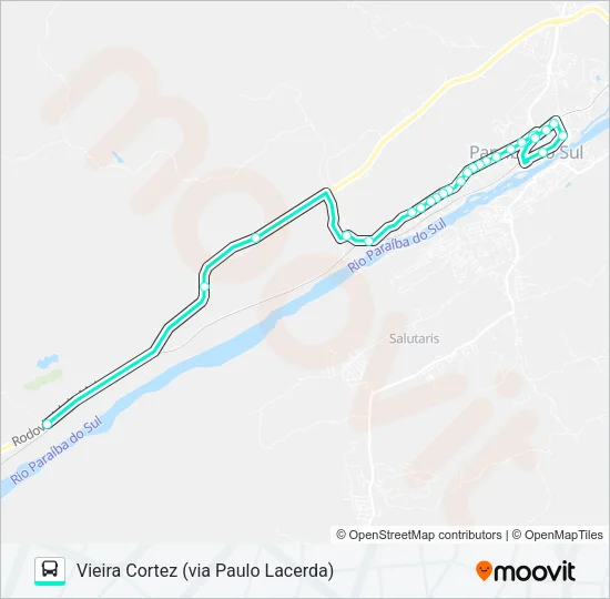 208 Bus Line Map