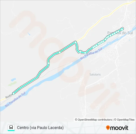 208 Bus Line Map