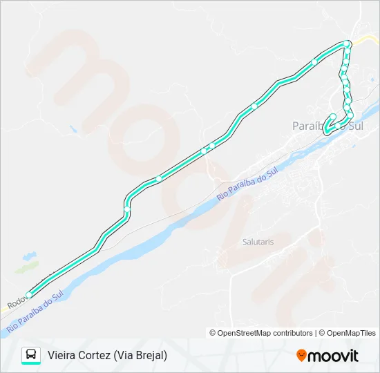 208 Bus Line Map