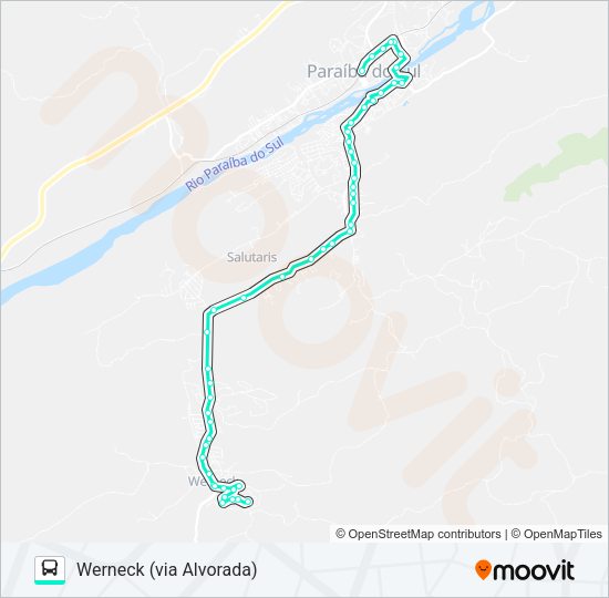 213 Bus Line Map
