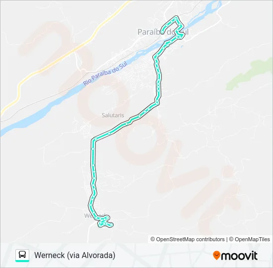 213 Bus Line Map