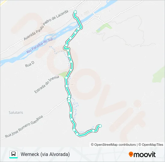 213 Bus Line Map