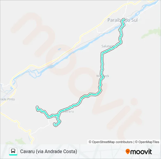 216 Bus Line Map