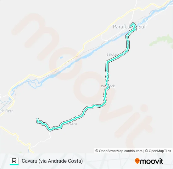 216 Bus Line Map