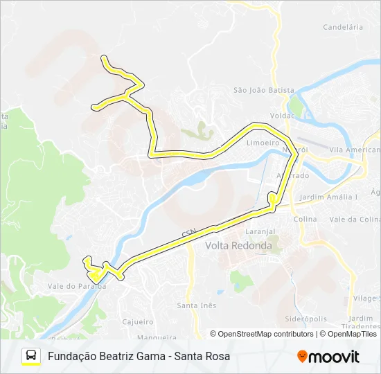 515 Bus Line Map