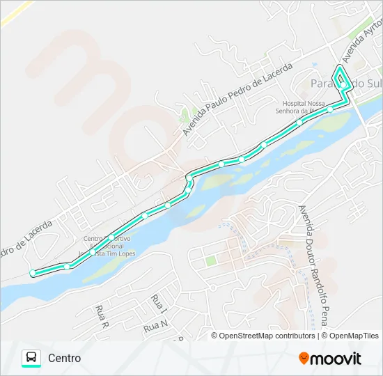 202 Bus Line Map