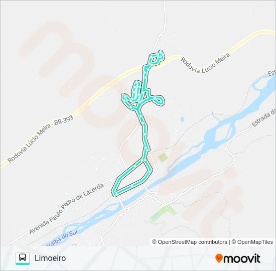 204 Bus Line Map