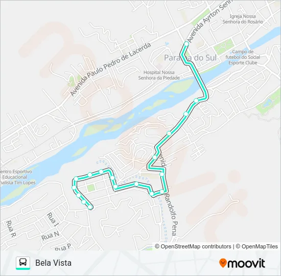 207 Bus Line Map