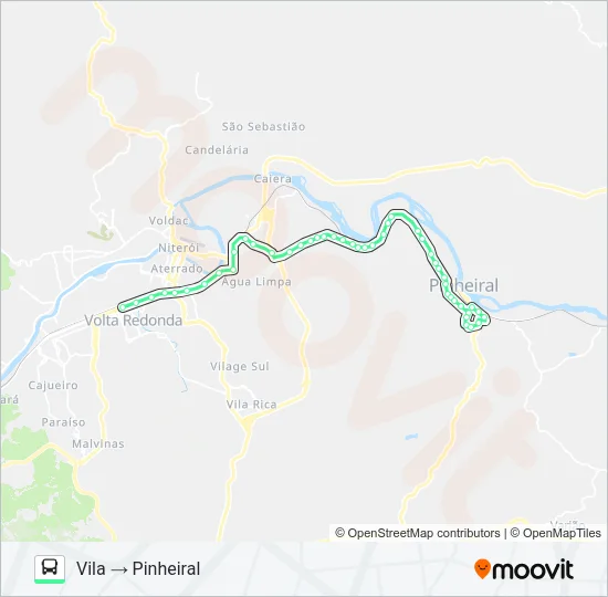 P431 Bus Line Map