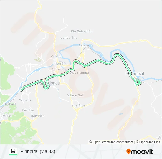 P431 Bus Line Map