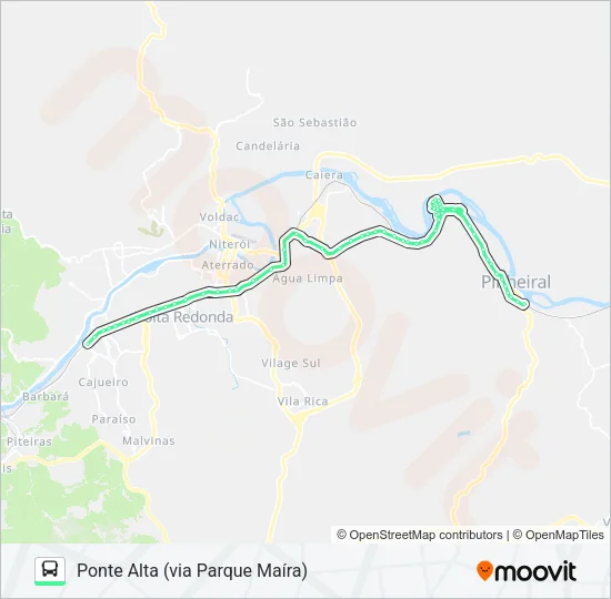 P431 Bus Line Map