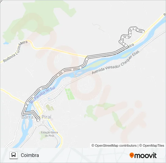 COIMBRA Bus Line Map