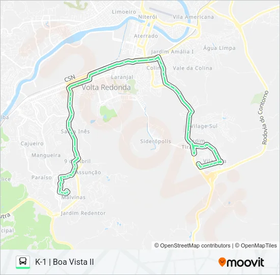 P717 Bus Line Map