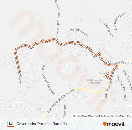 112 Bus Line Map